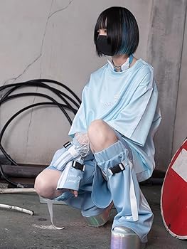 【天使界隈】値段交渉◯青と白のジッパー付きゲームデザインパーカー 楽天市場】天使界隈（肩幅（cm）61 ～ 65）の通販
